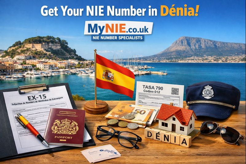 Hur får man en NIE Nummer i Denia, Spanien