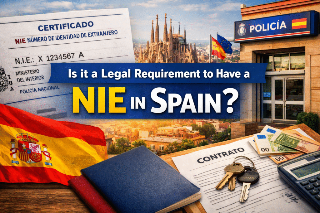 Is it a legal requirement to have a NIE Number in spain?