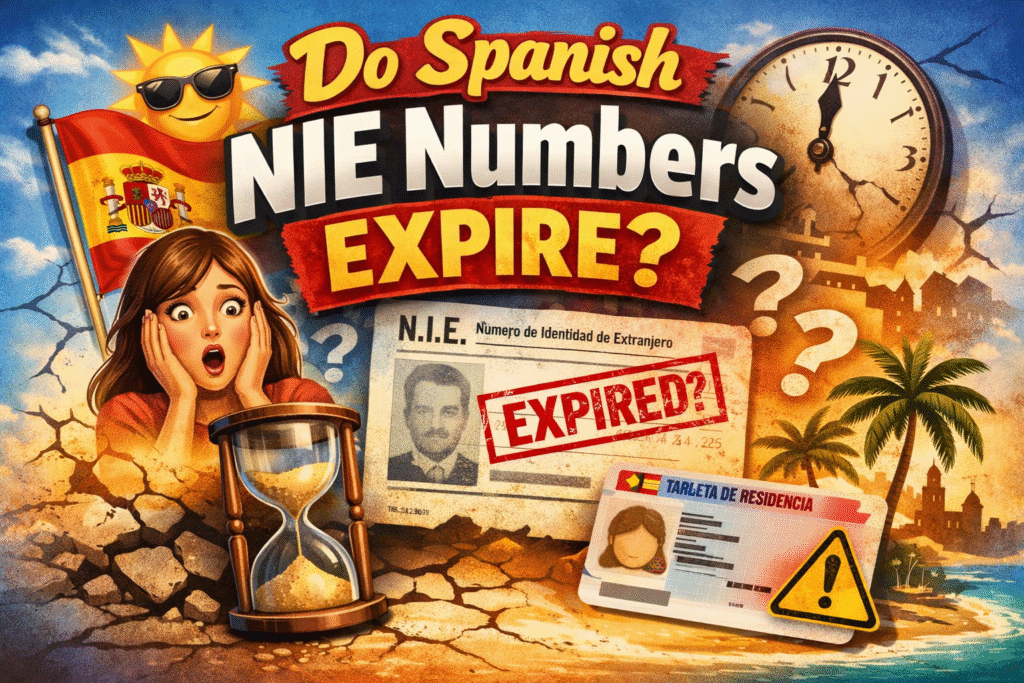 Does my NIE Number in Spain expire 