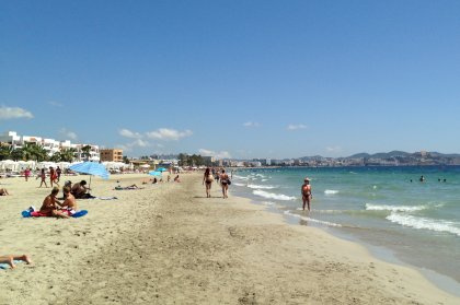 beach in Ibiza