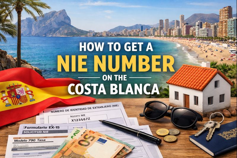 NIE NUMBER COSTA BLANCA GUIDE