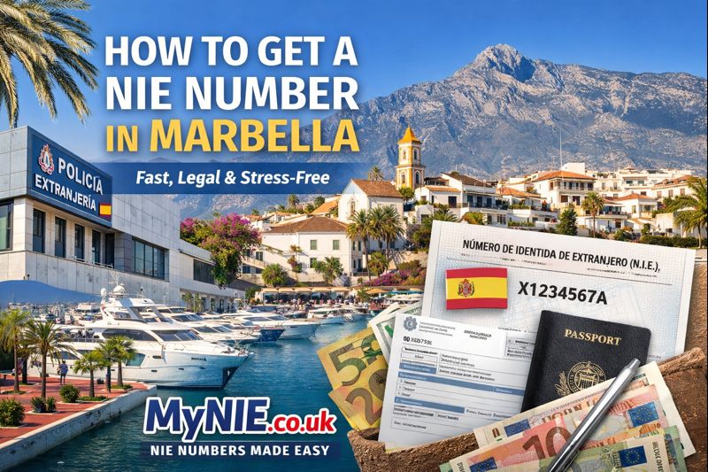 How to get a NIE Number in Marbella guide photo