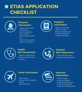 LISTA DE VERIFICAÇÃO ETIAS