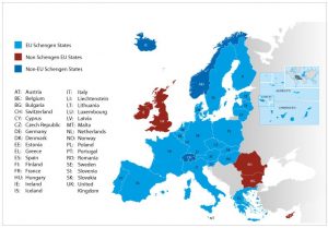 Care sunt țările din spațiul Schengen