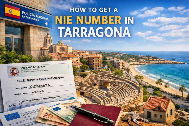 NIE NUMBER TARRAGONA GUIDE