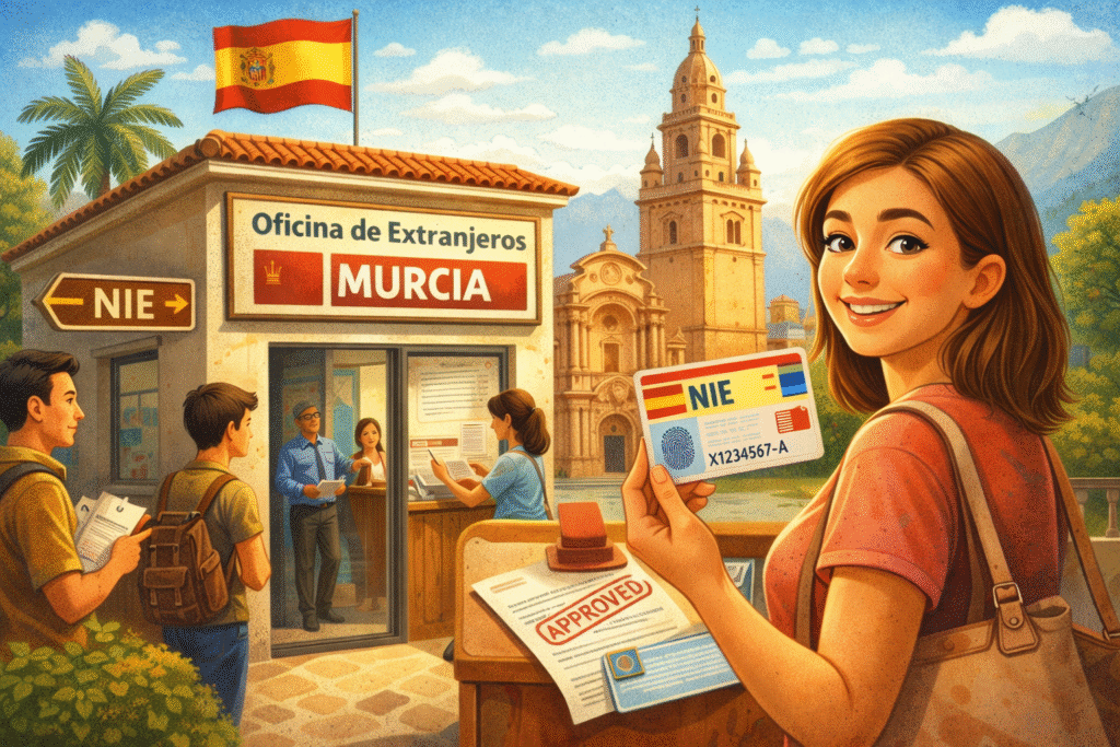 How to get a NIE NUMBER in Murcia guide